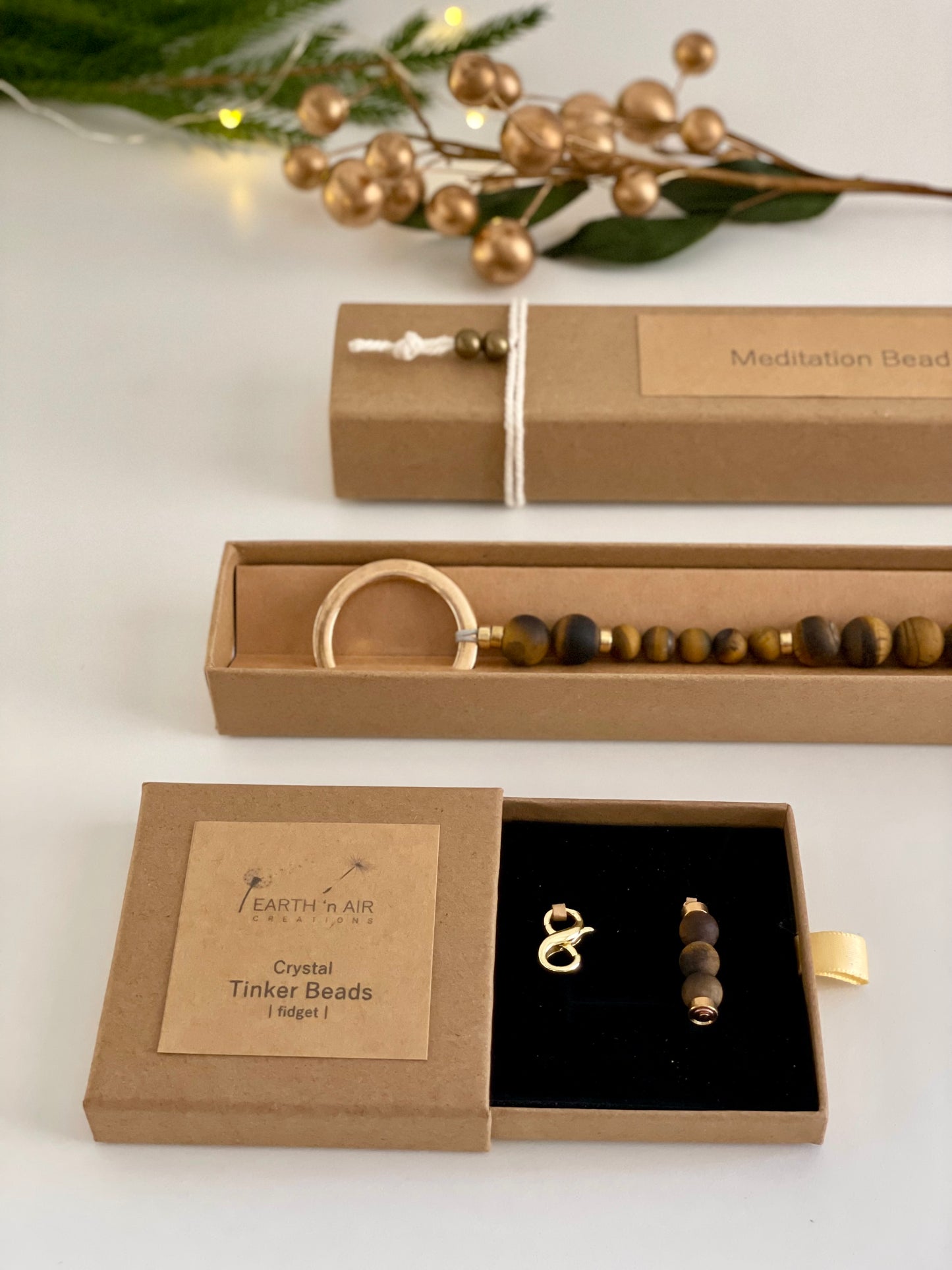 Tiger's Eye - Presence/Breathing Beads - Focus & Clarity