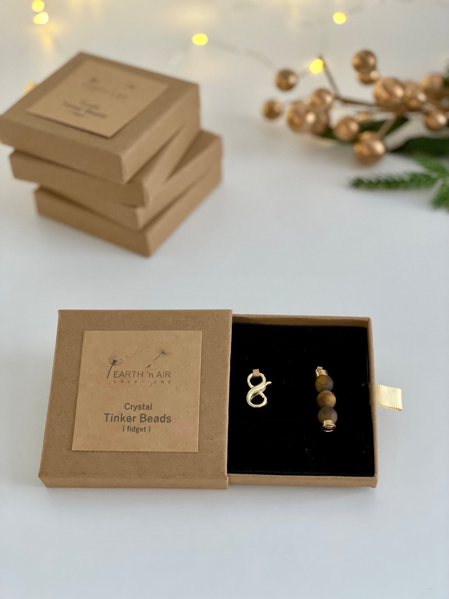 🎁 Tiger's Eye - Presence/Tinker Beads - "You-can-do-it" (100% off)