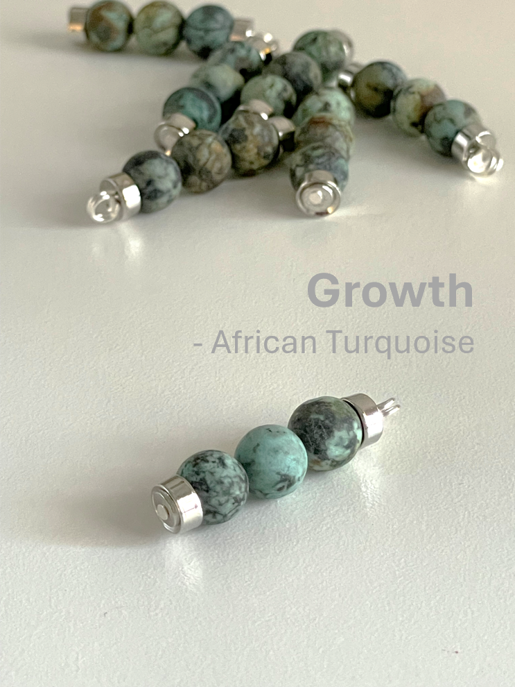 African Turquoise - Presence/Tinker Beads - Growth