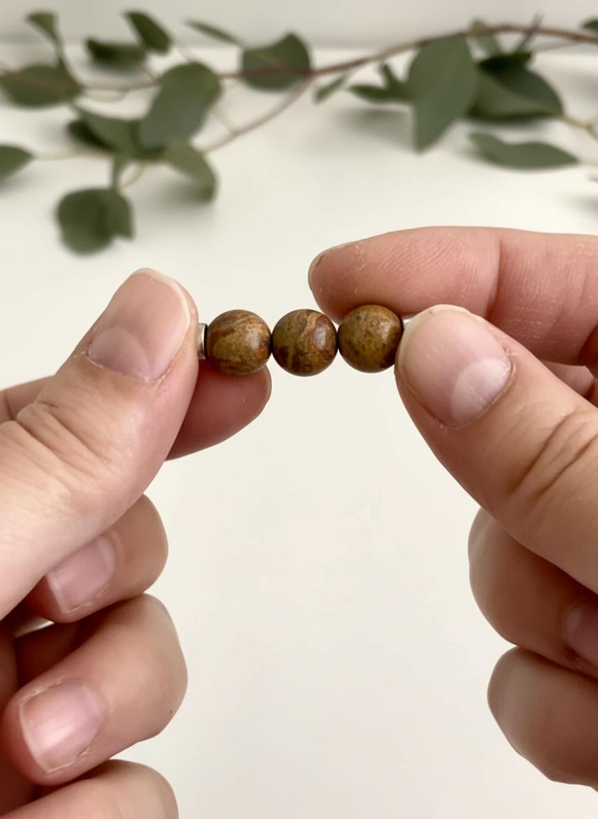Picture Jasper - Presence/Tinker Beads - Grounding