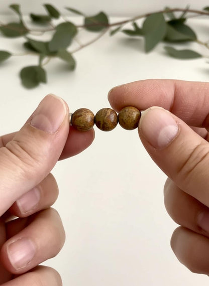 Picture Jasper - Presence/Tinker Beads - Grounding