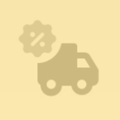 100% OFF shipping fee