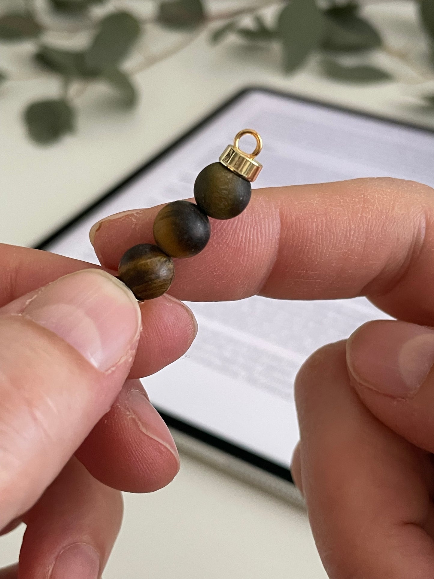 Tiger's Eye - Presence/Tinker Beads - "You-can-do-it"