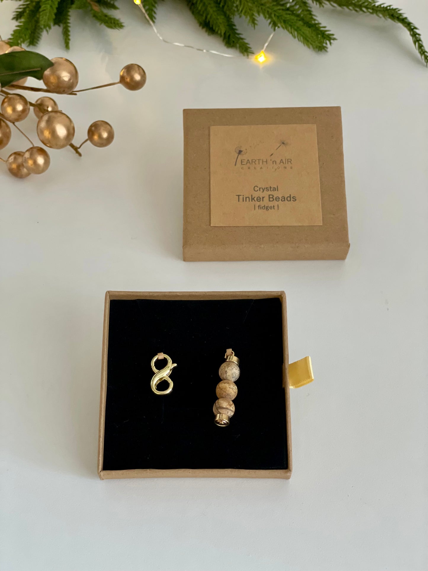 Picture Jasper - Presence/Tinker Beads - Grounding