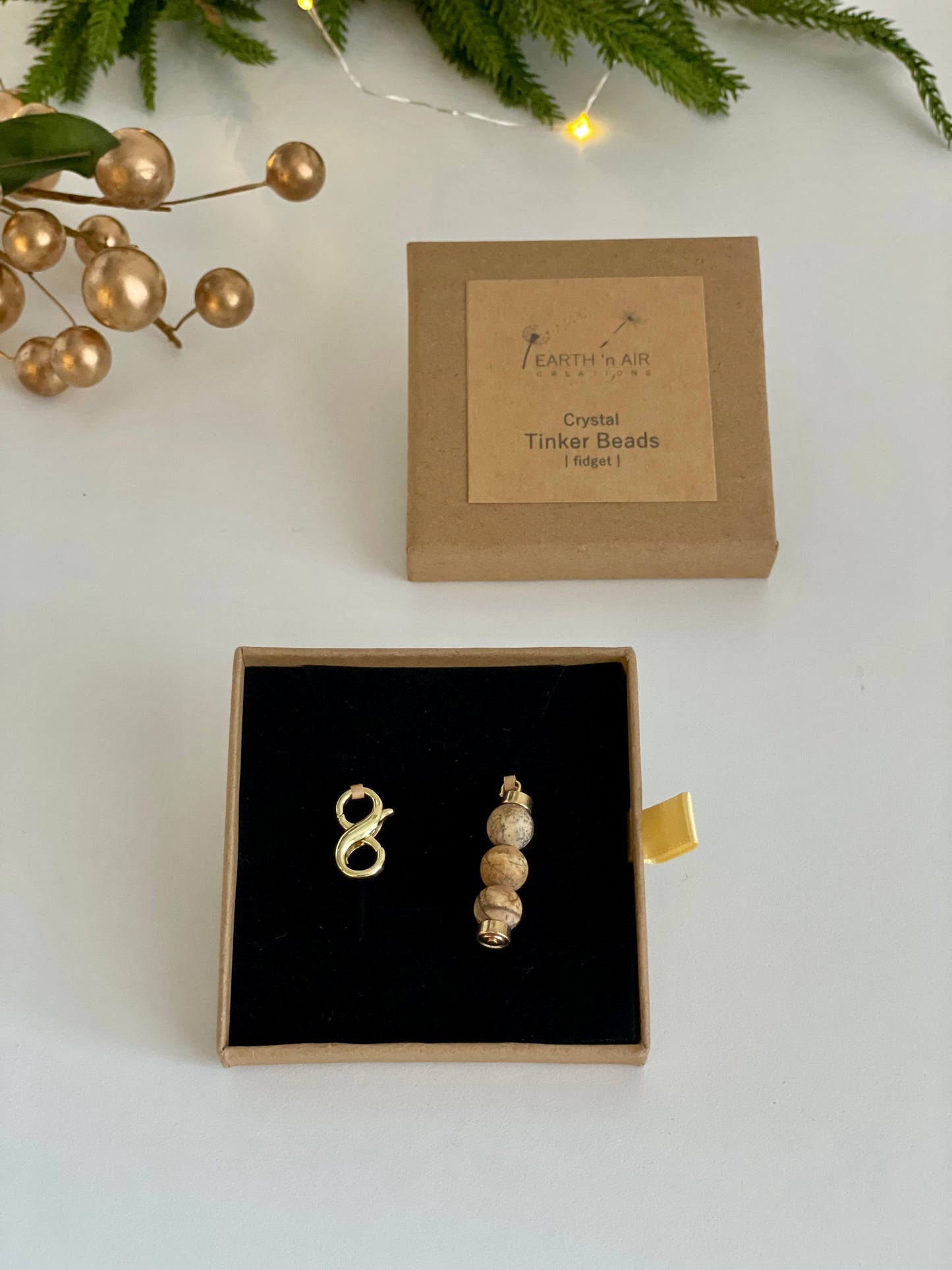 🎁 Picture Jasper - Presence/Tinker Beads - Grounding (100% off)