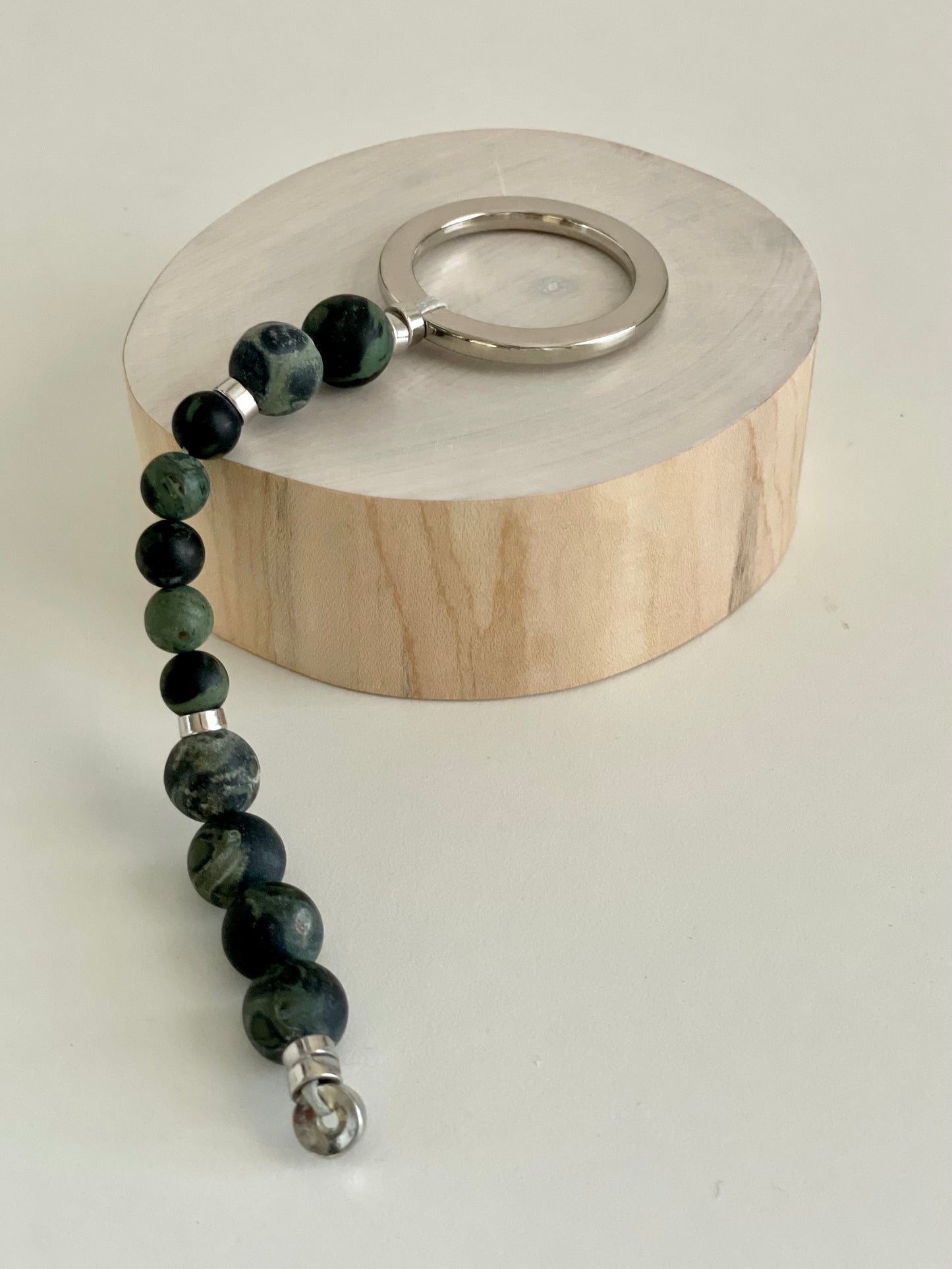 Kambaba Jasper - Presence/Breathing Beads -  Calming & Stress reducing