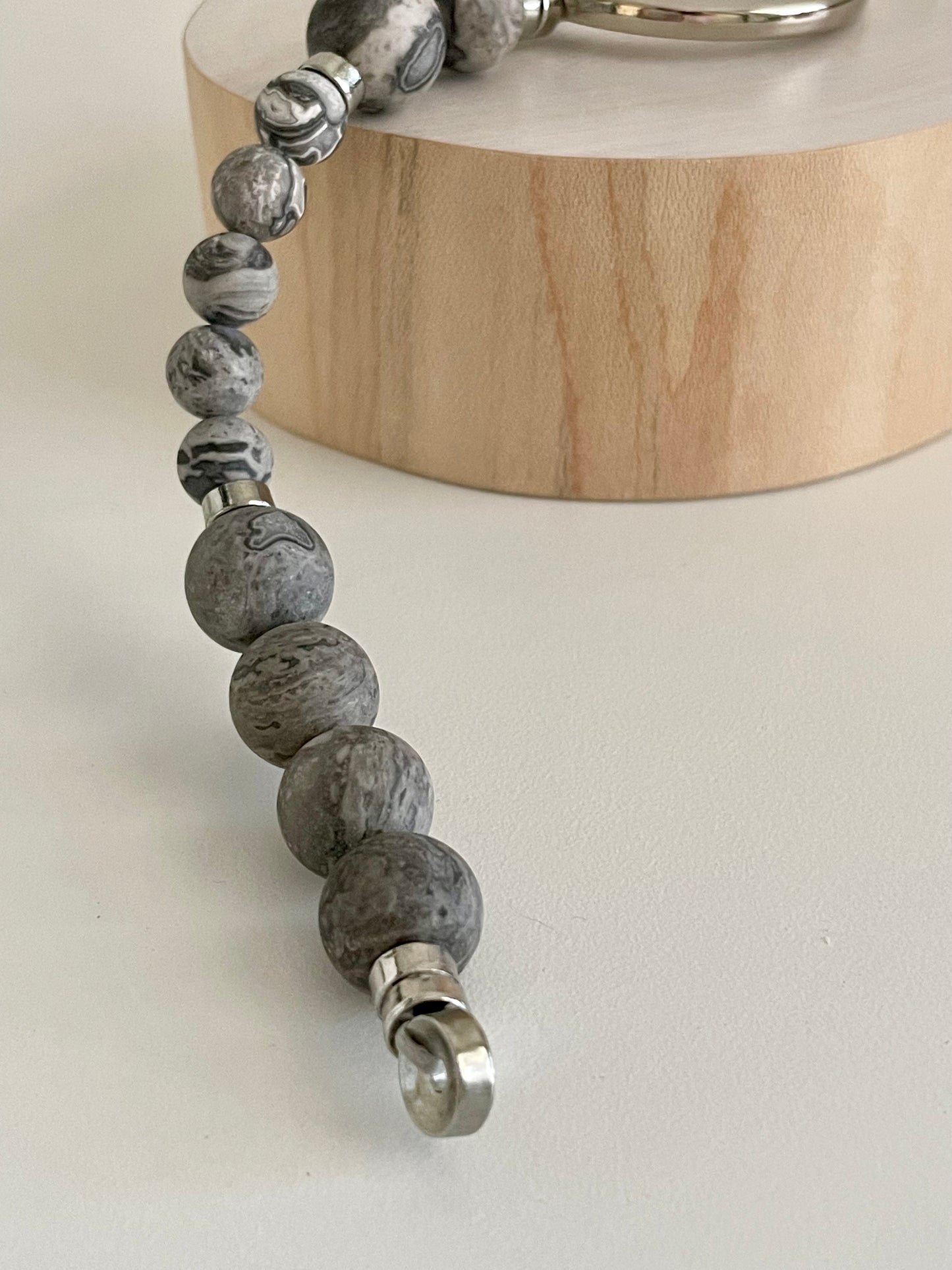 Polychrome Jasper - Presence/Breathing Beads -  Balancing emotions & Vitality