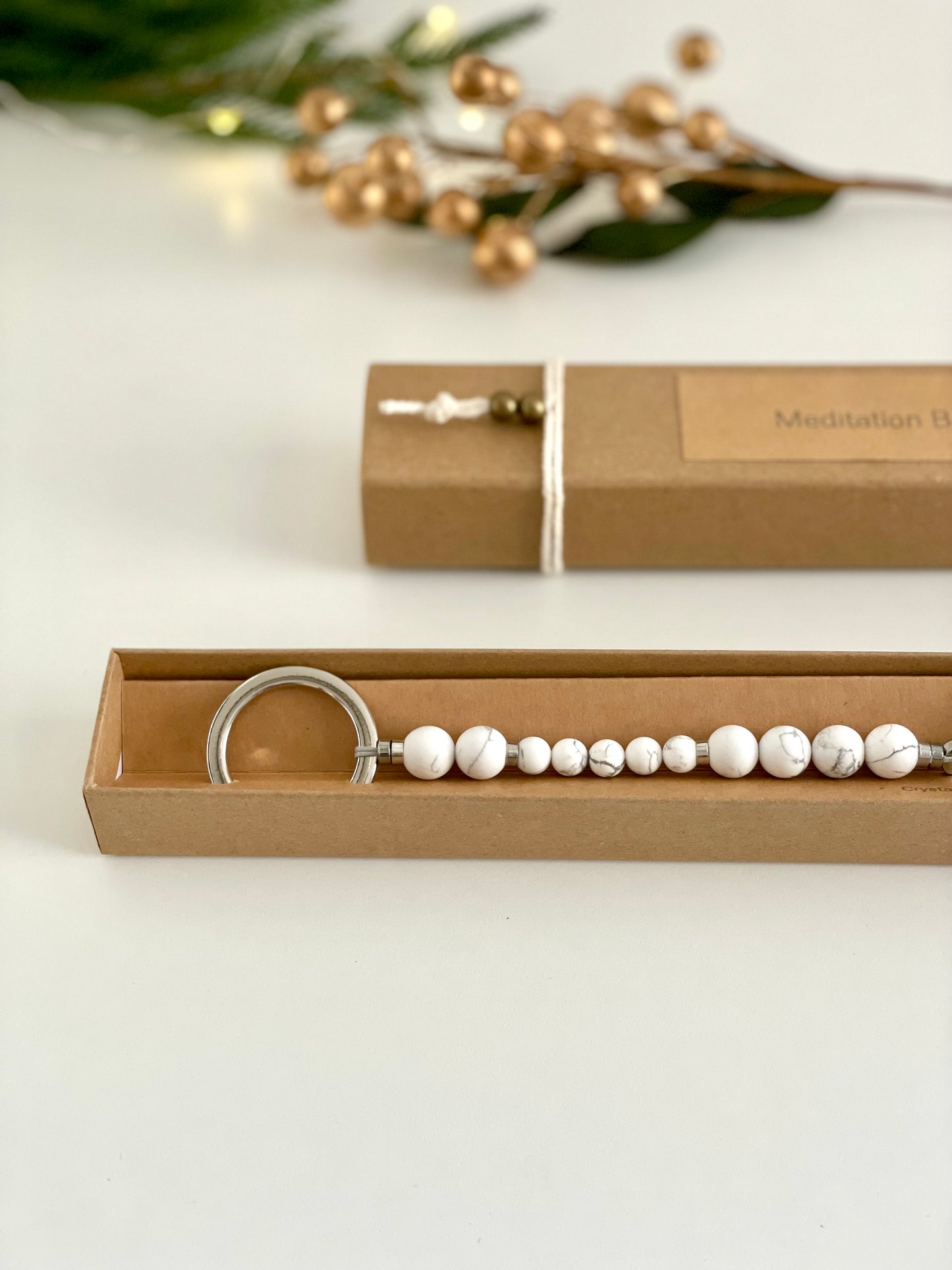 Howlite - Presence/Breathing Beads - Calming & Patience