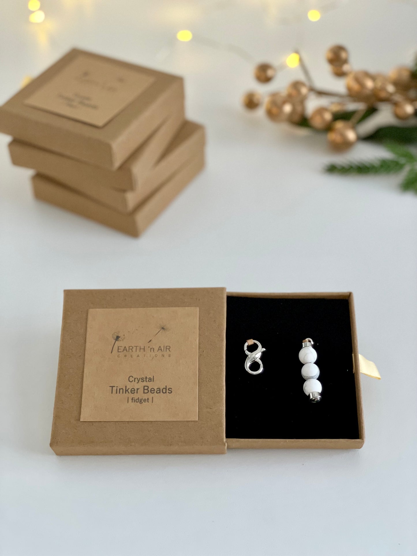 Howlite - Presence/Tinker Beads - Patience