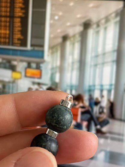 Kambaba Jasper - Presence/Tinker Beads - Calming