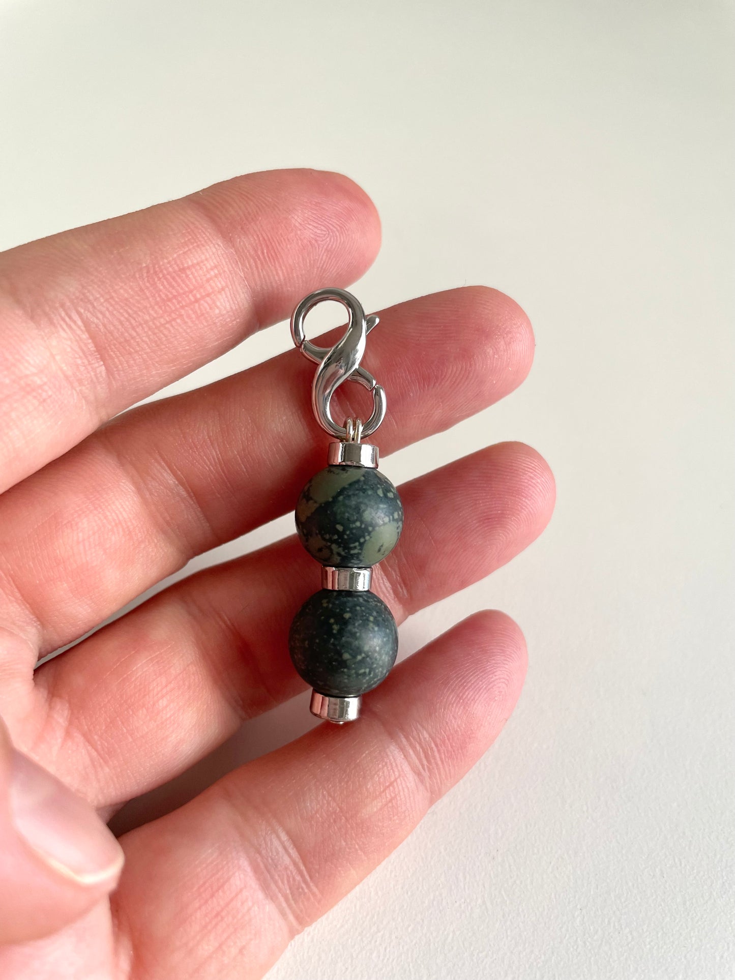 Kambaba Jasper - Presence/Tinker Beads - Calming