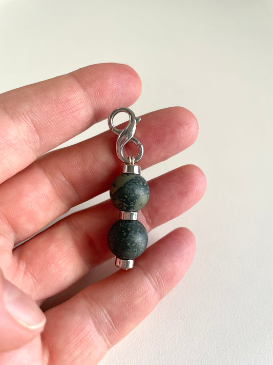 Kambaba Jasper - Presence/Tinker Beads - Calming