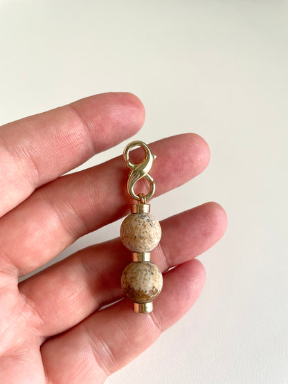 Picture Jasper - Presence/Tinker Beads - Grounding