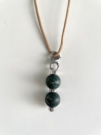 Kambaba Jasper - Presence/Tinker Beads - Calming