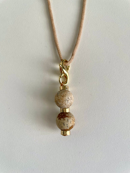 Picture Jasper - Presence/Tinker Beads - Grounding