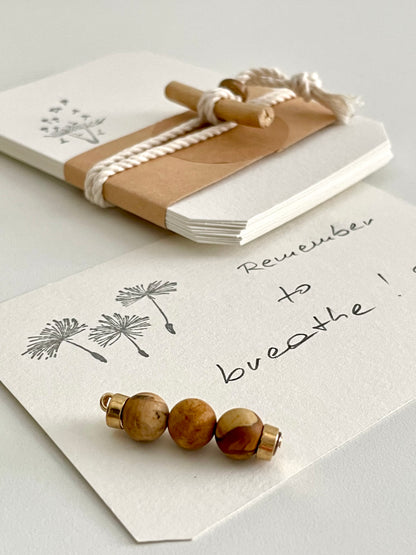 Picture Jasper - Presence/Tinker Beads - Grounding