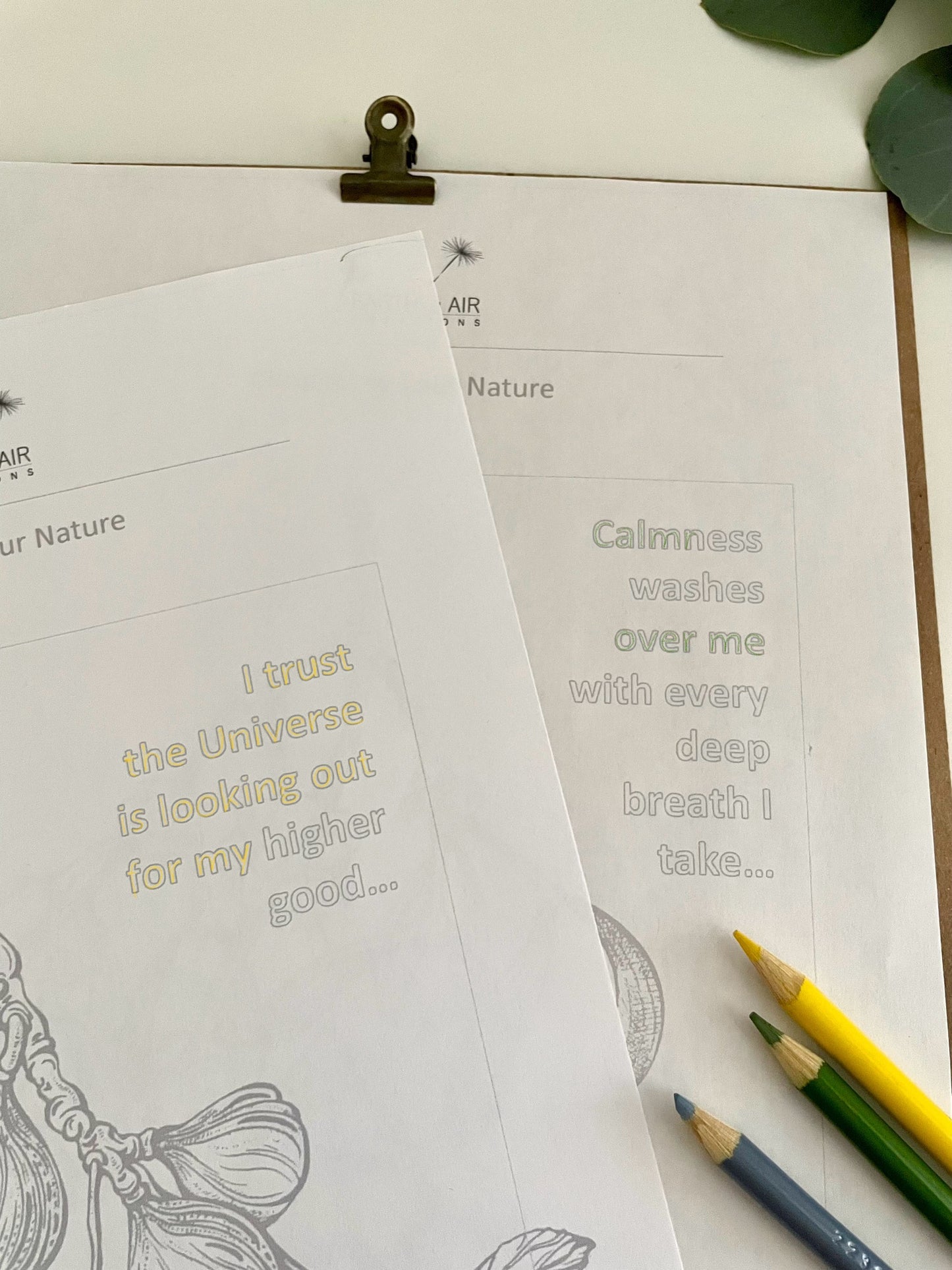 Coloring Pages with Sound Bath - bulk