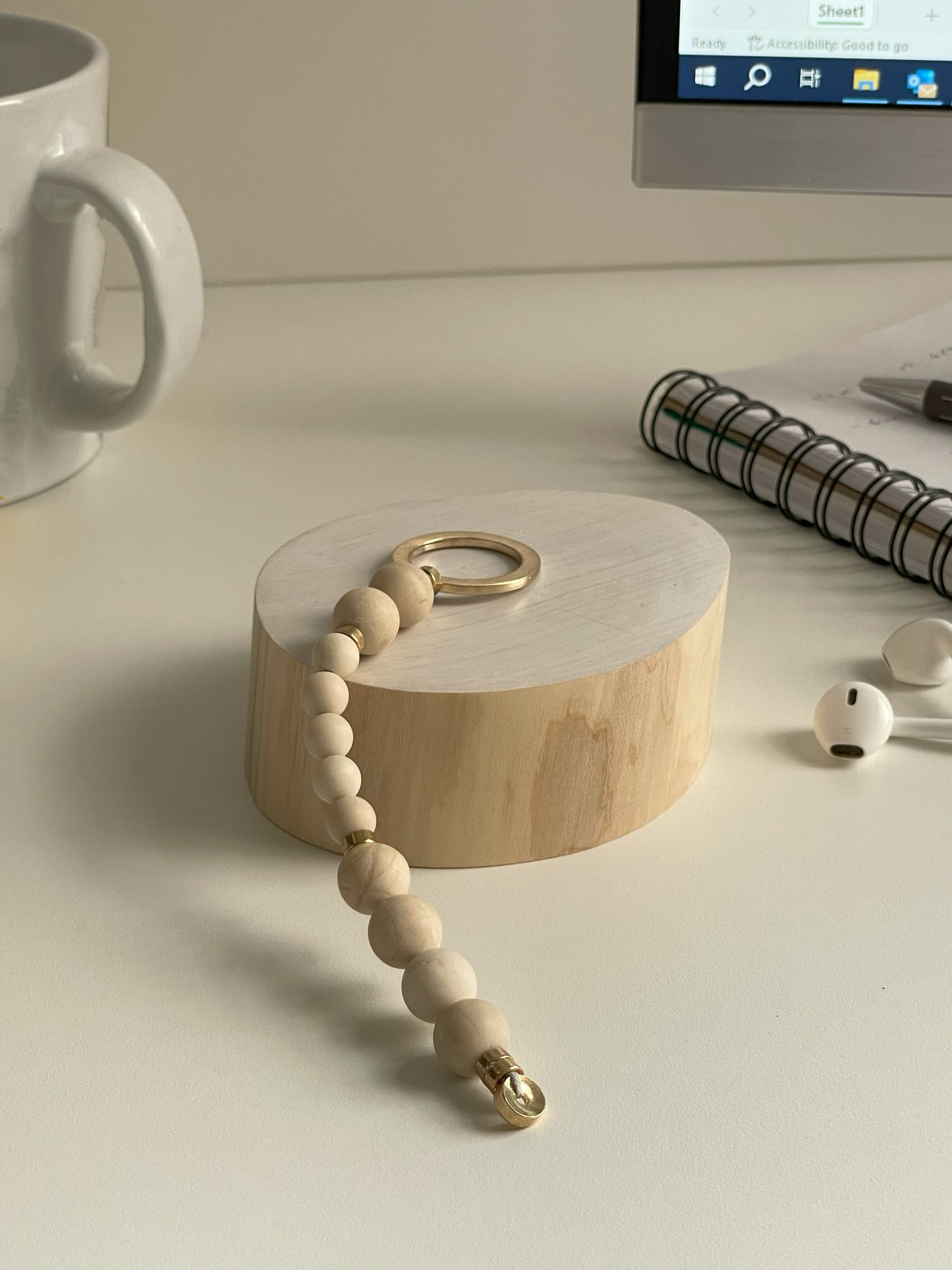 Fossil Stone - Presence/Breathing Beads - Transformation & Evolution