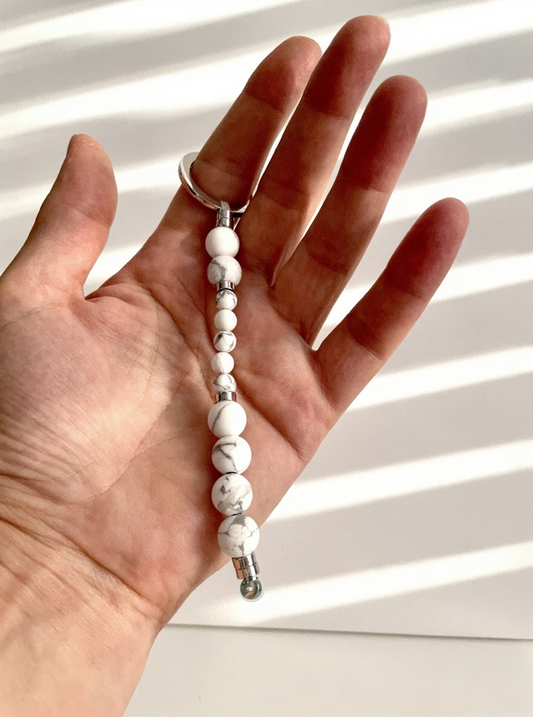 Howlite - Presence/Breathing Beads - Calming & Patience