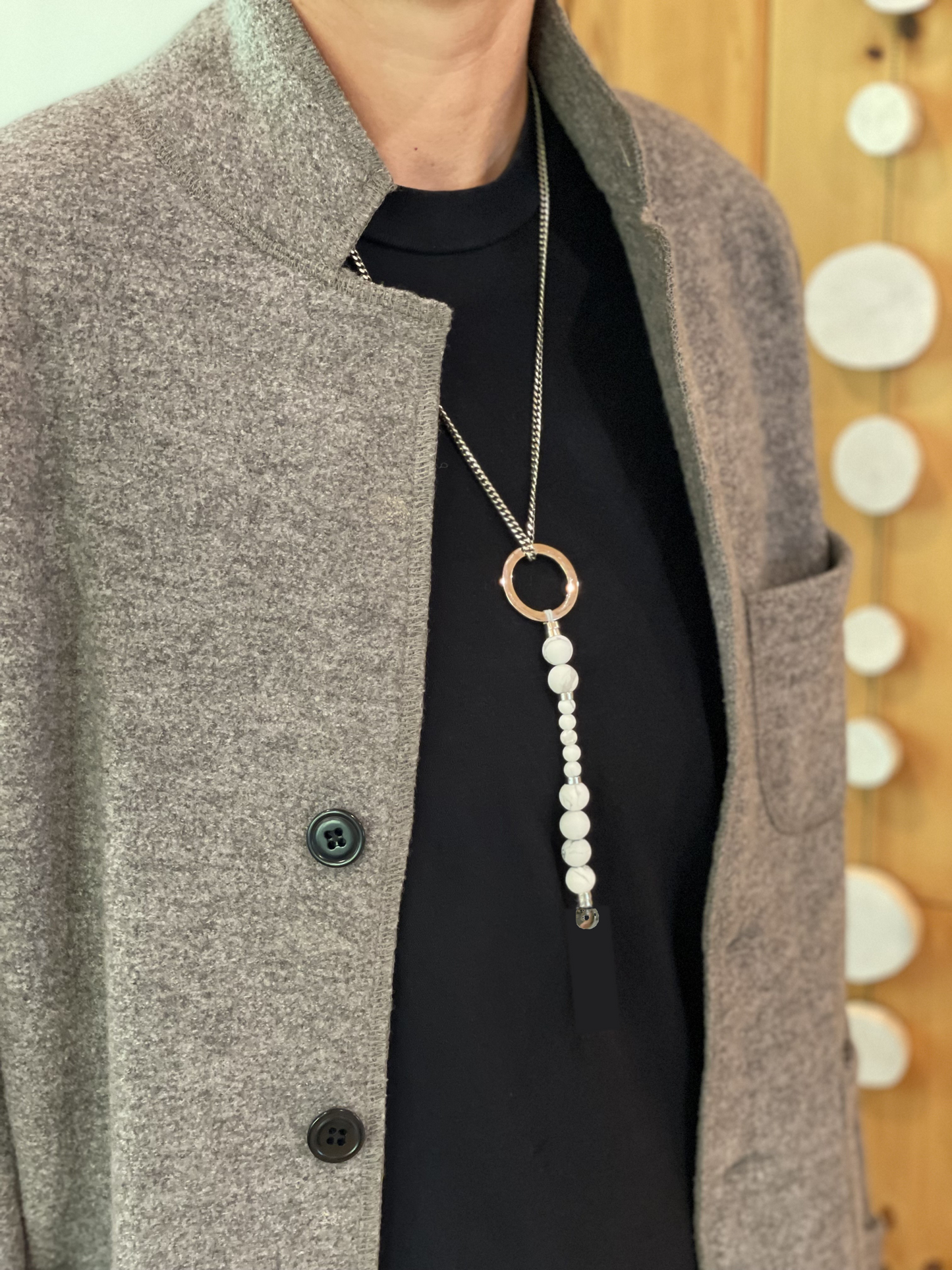 Howlite - Presence/Breathing Beads - Calming & Patience