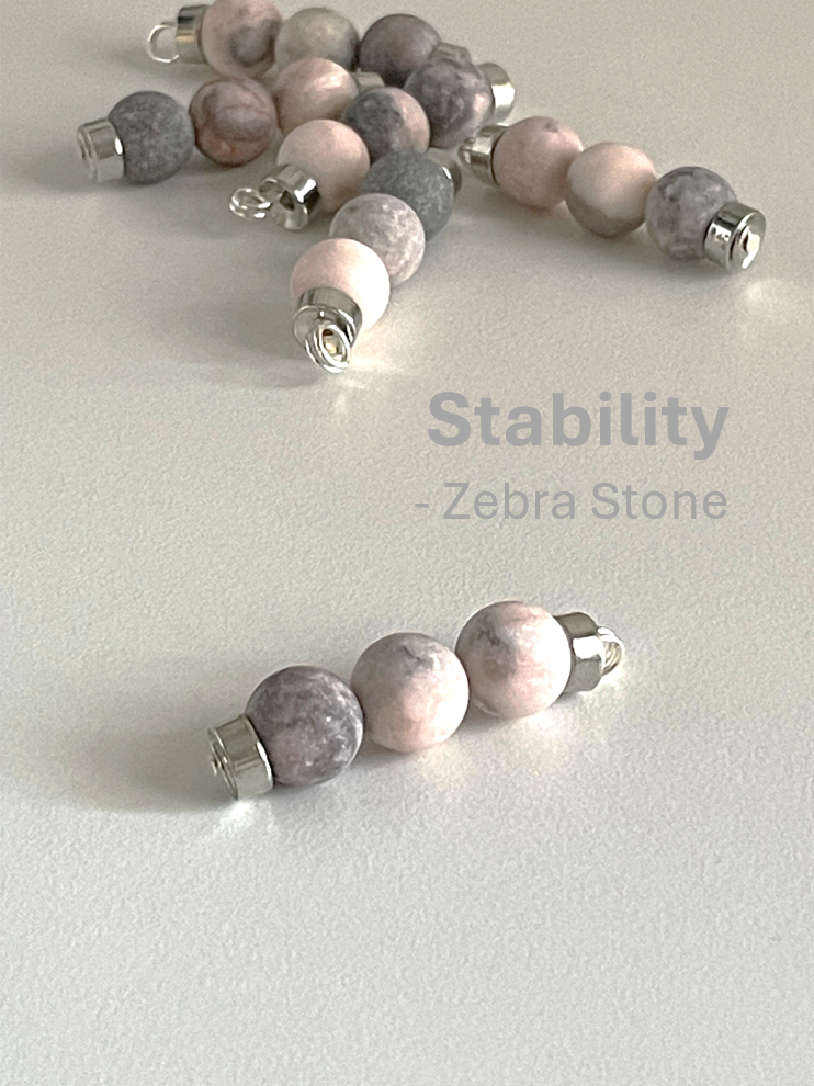 Zebra Jasper - Presence/Tinker Beads - Stability